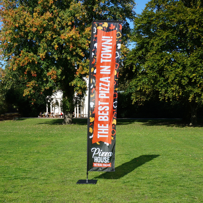 Beachflag Quadratisch Groß