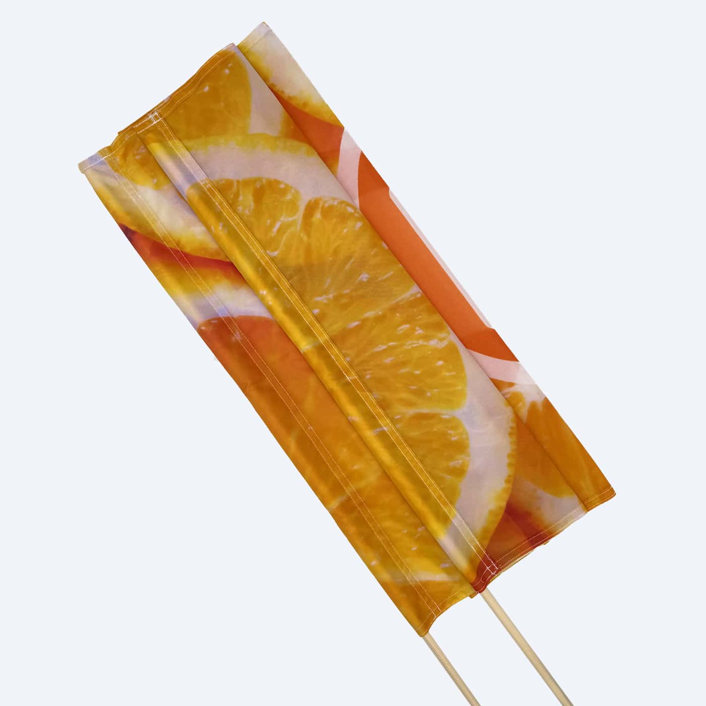 Banner mit Stock