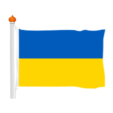 Flagge Ukraine
